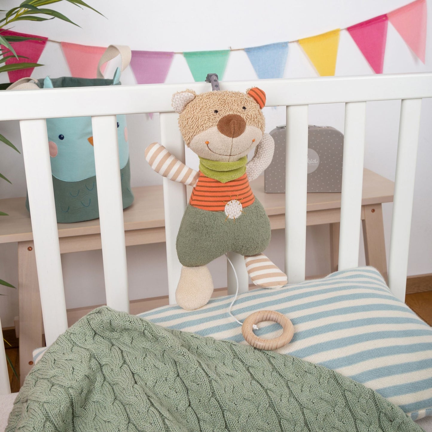 Organic Bear Musical Toy