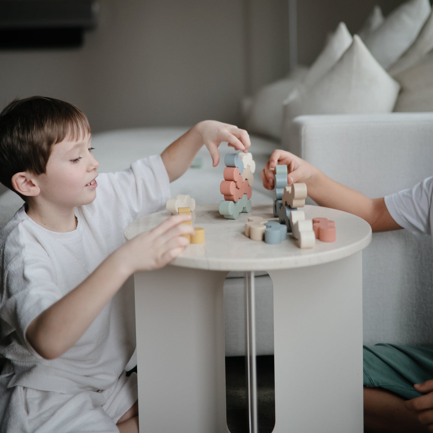 Non Toxic Wooden Balance Blocks Toy