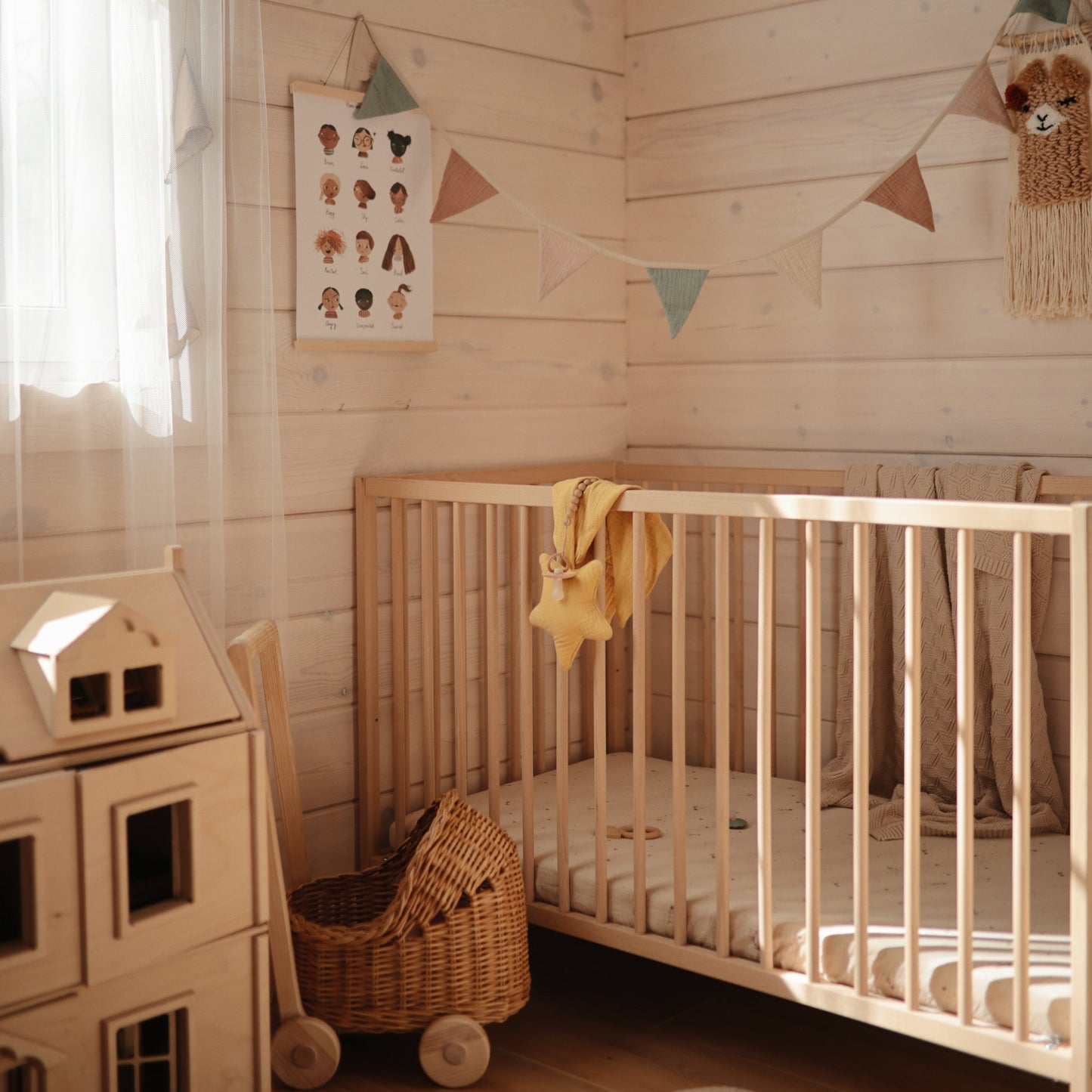 Organic Cotton Star Lovey Blanket