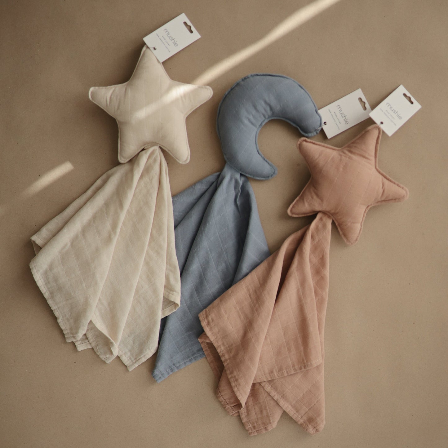 Organic Cotton Moon Lovey Blanket