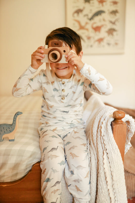 Henley Bamboo Pajama Set