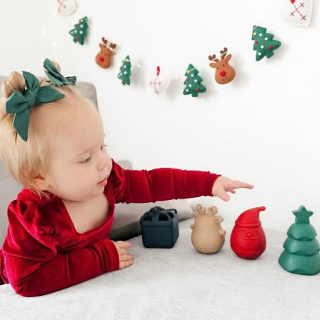 Holly Jolly Christmas Silicone Bath Toys