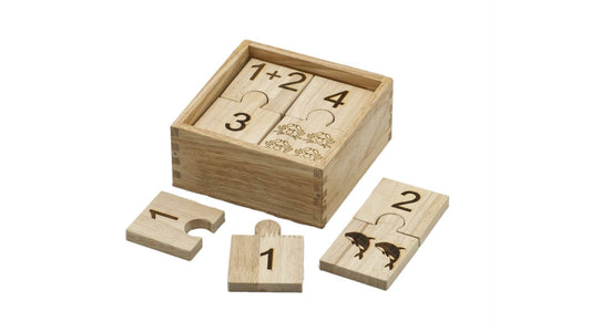 Counting Addition and Number Sense Wooden Jigsaw Puzzle