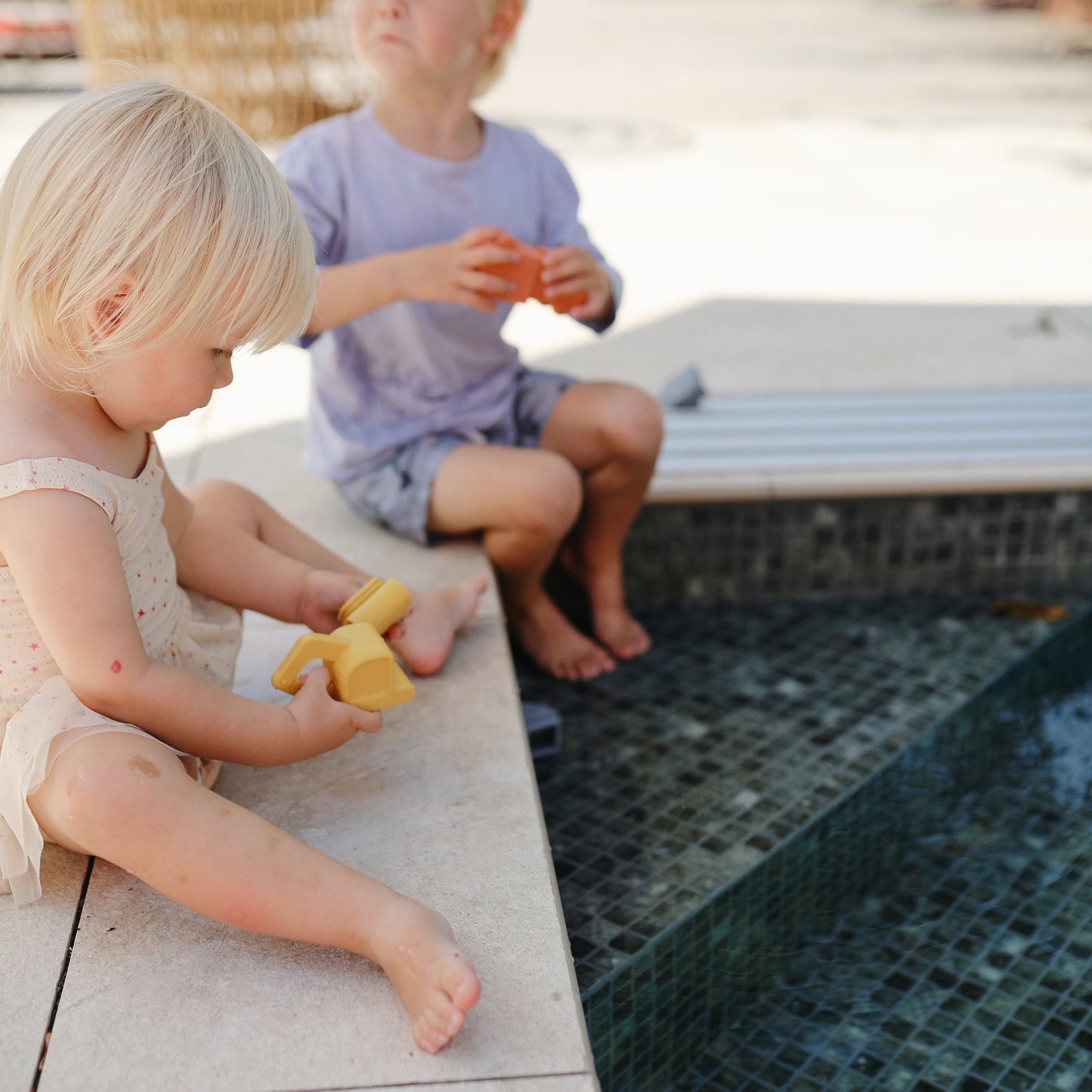 Silicone and Mold Free Bath, Beach, or Water Play Set