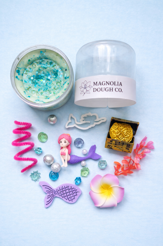 Mermaid Sensory Play Dough Jar