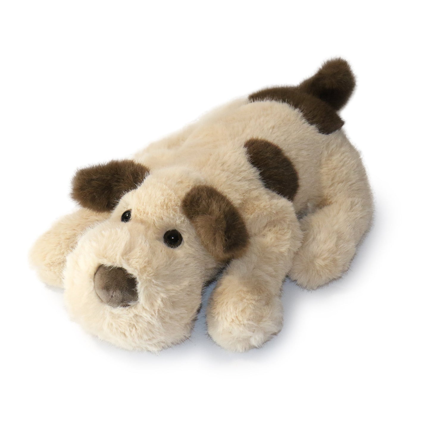 14-inch Biscuit Dog Plush with Brown Spots