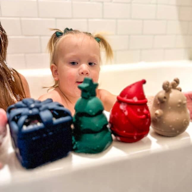 Holly Jolly Christmas Silicone Bath Toys