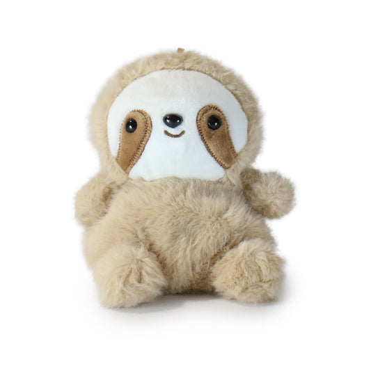 5-inch Drowsy Sloth Plush with Beige Fur