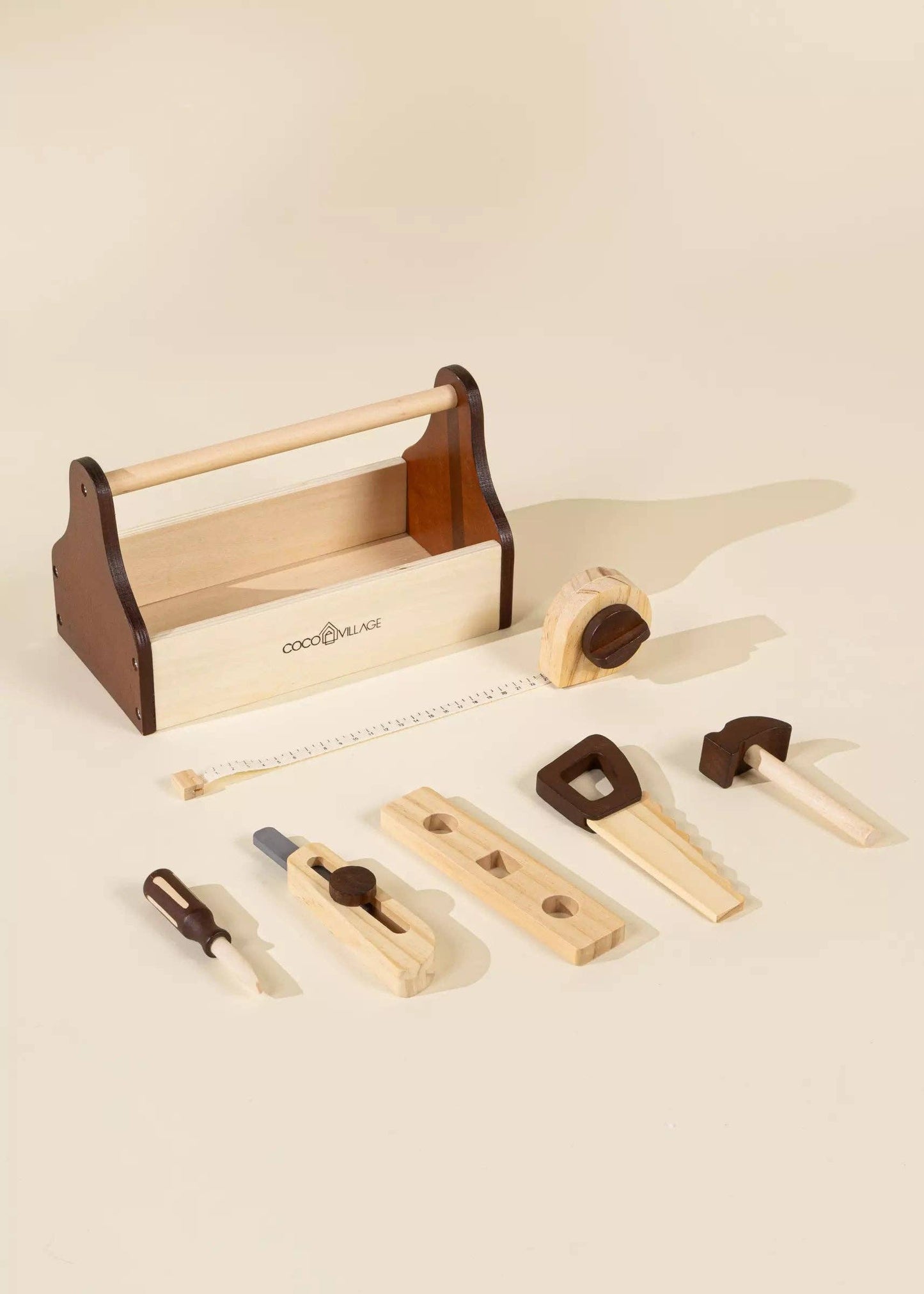 Wooden Tool Playset by Coco Village