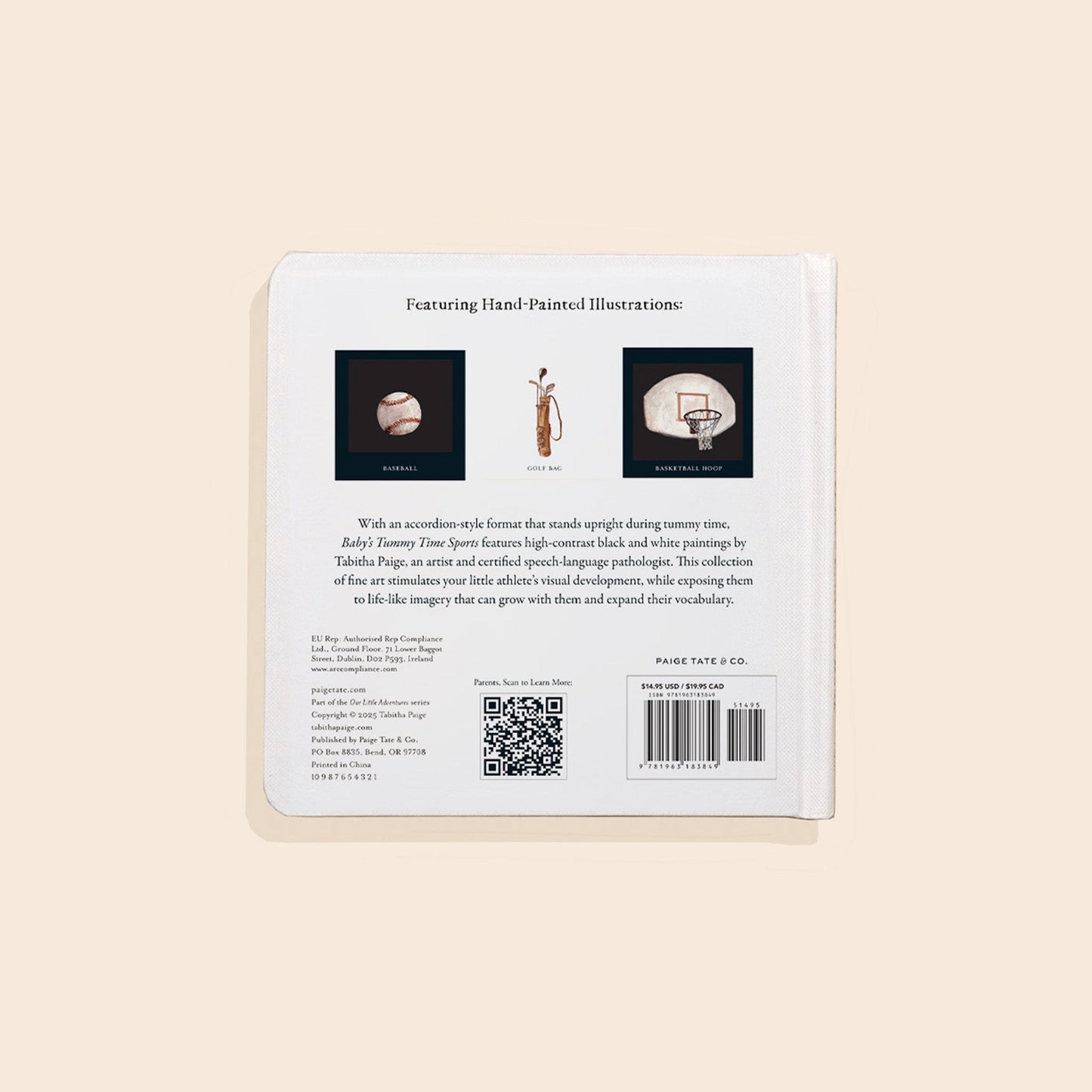 Baby's Tummy Time Sports Book