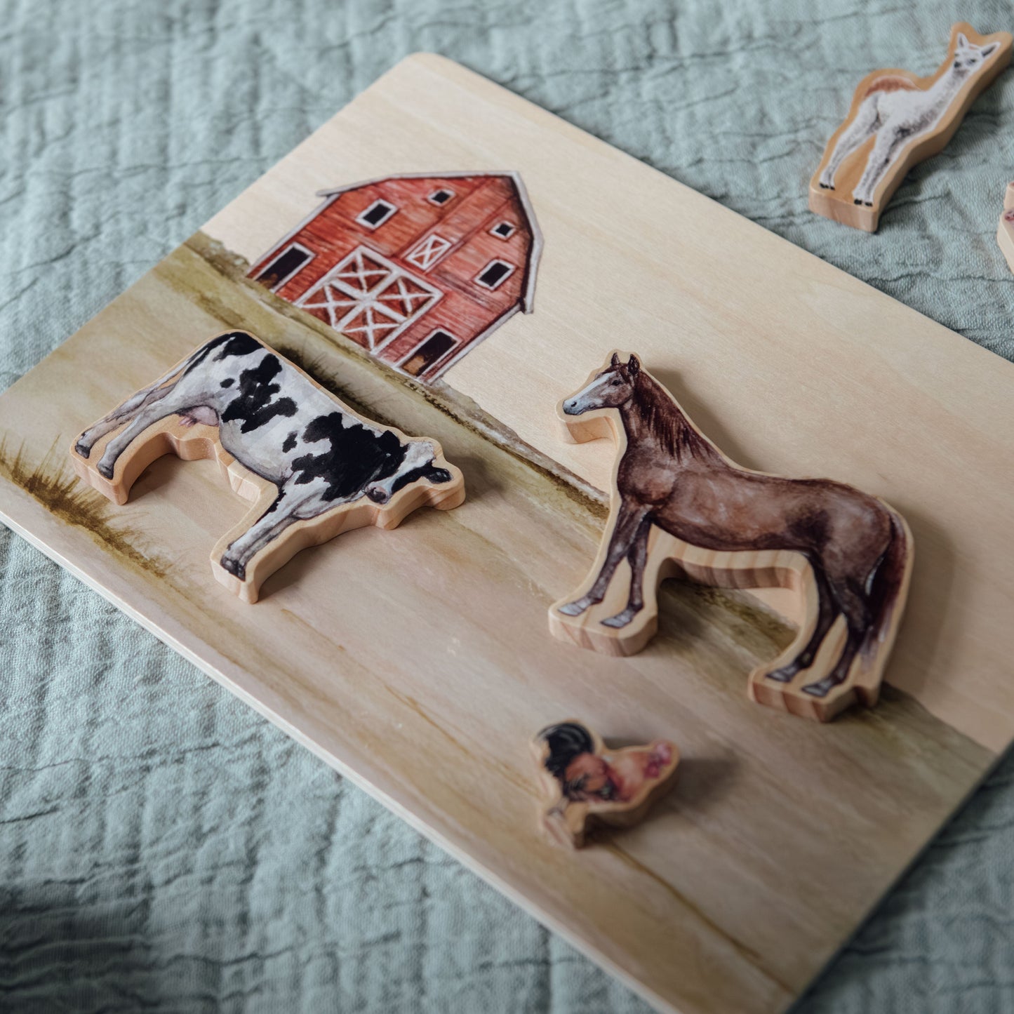 Farm Animals Wooden Puzzle