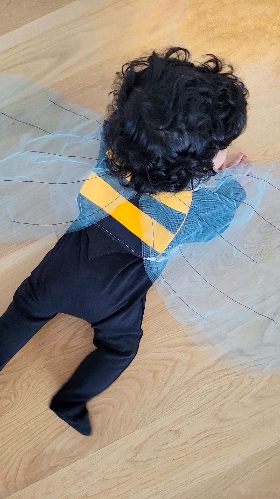 Bumble Bee Wings Costume for Pretend Play 100% Cotton