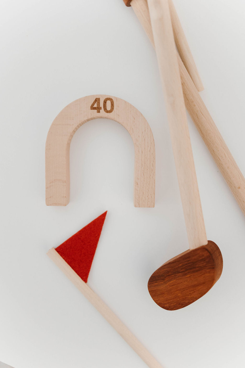 Lindquist Lane Wooden Golf Clubs Set for Kids