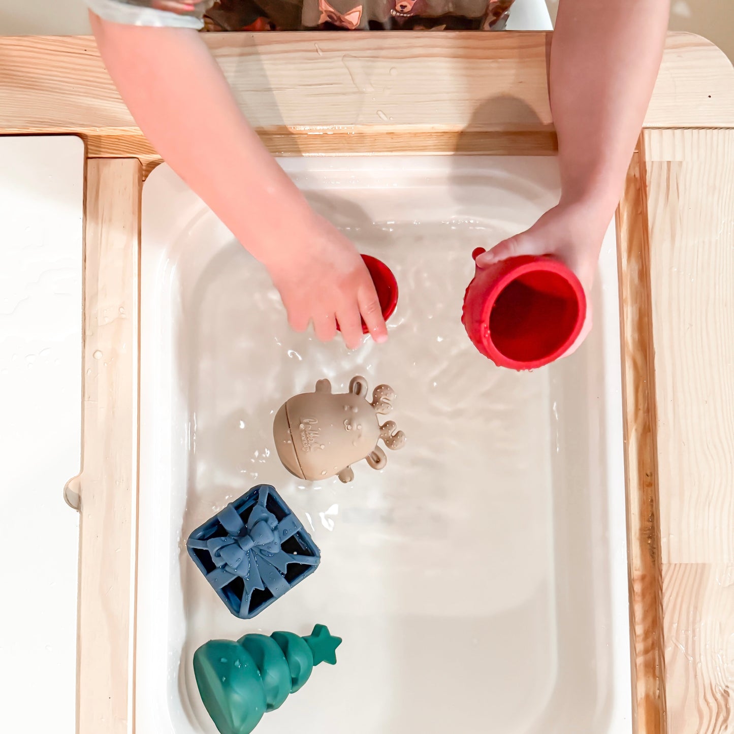 Holly Jolly Christmas Silicone Bath Toys