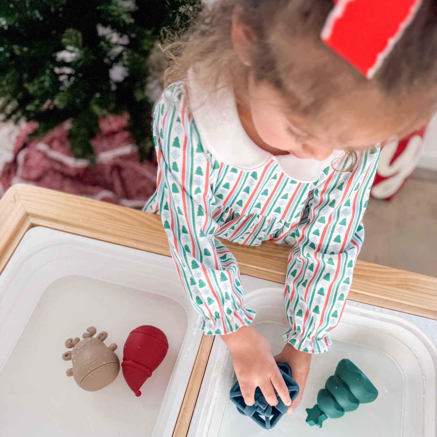 Holly Jolly Christmas Silicone Bath Toys