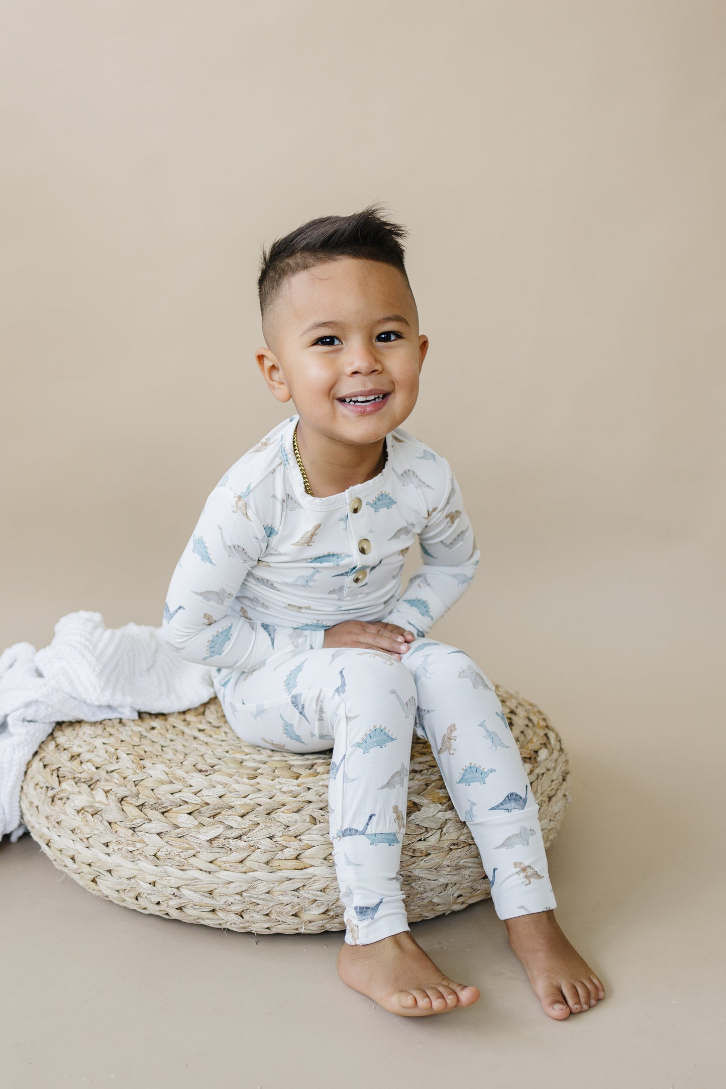 Henley Bamboo Pajama Set