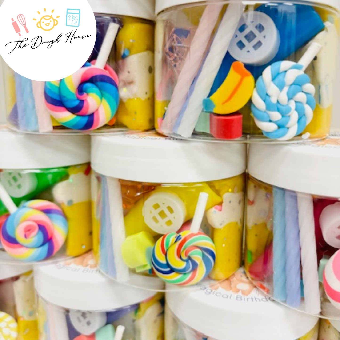 Birthday Magical Play Dough Jar (Fun Size / 5 oz)
