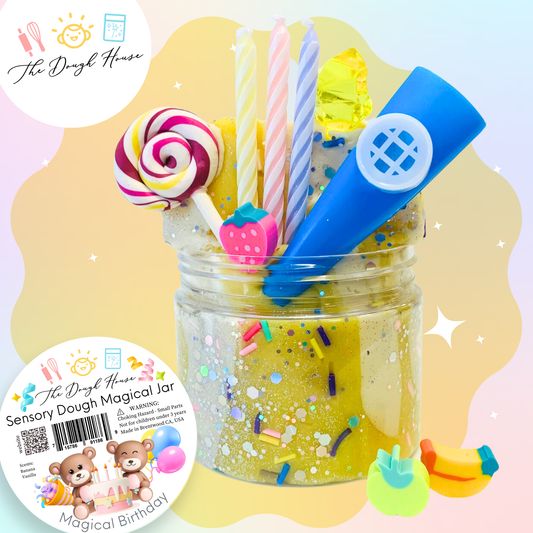 Birthday Magical Play Dough Jar (Fun Size / 5 oz)