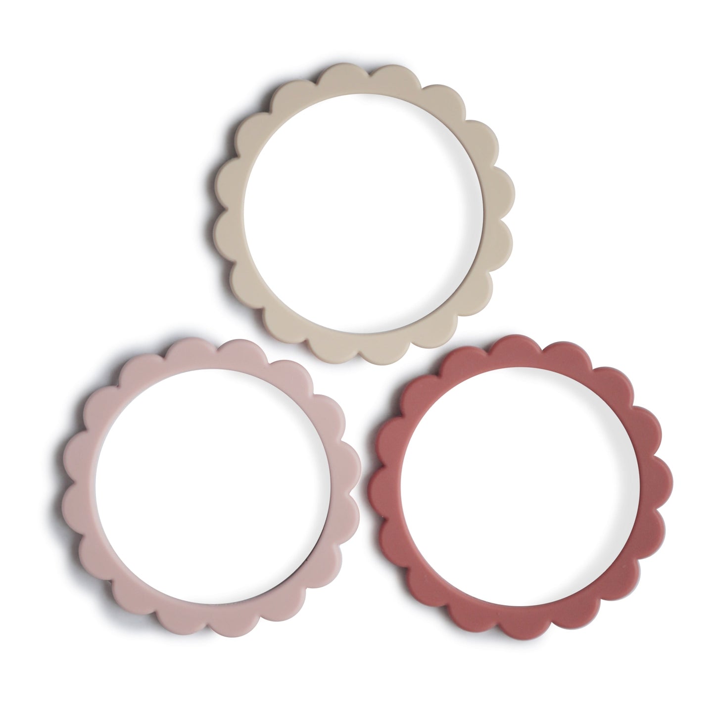 Silicone Flower Teether Bracelets