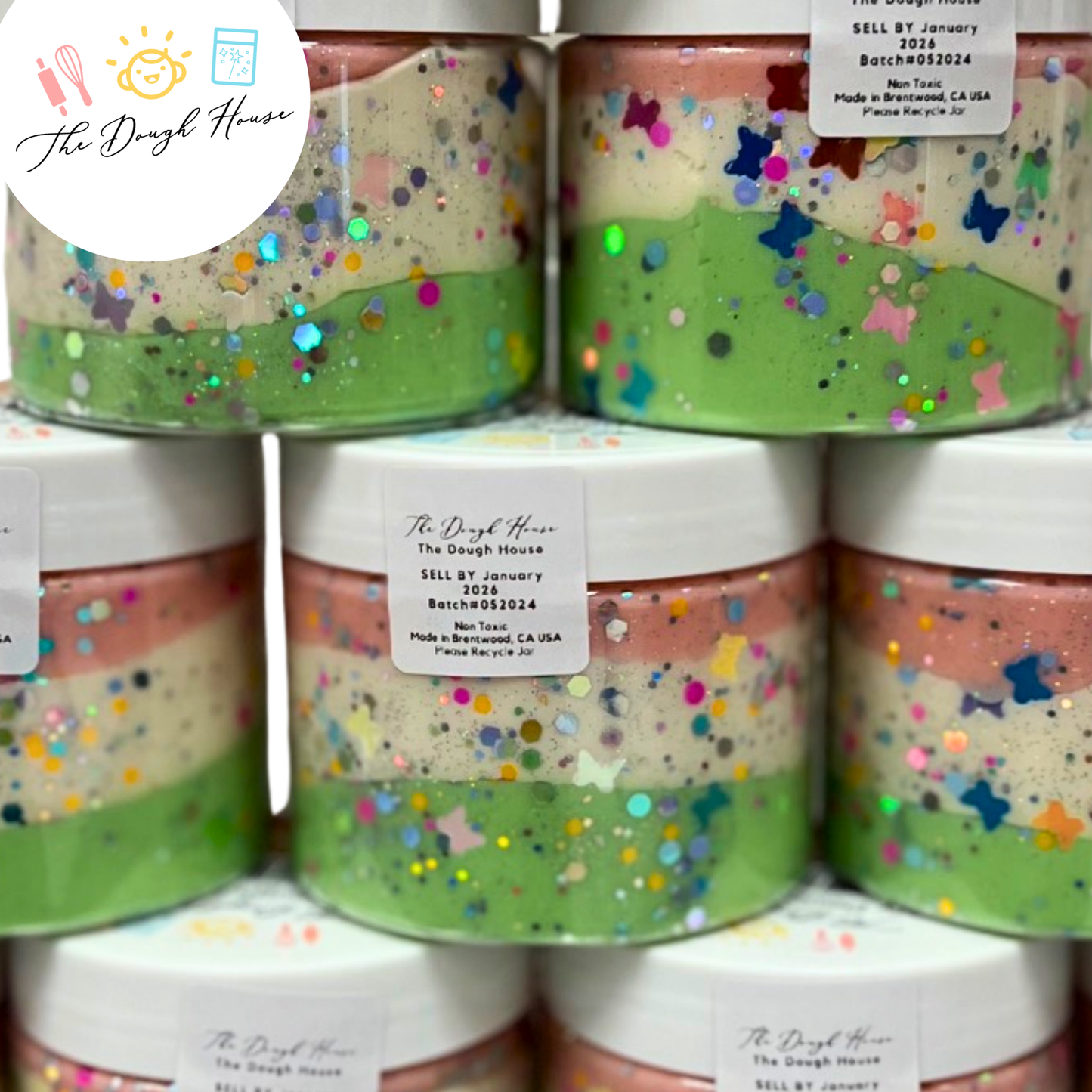 Butterfly Magical Play Dough Jar (Fun Size / 5 oz)