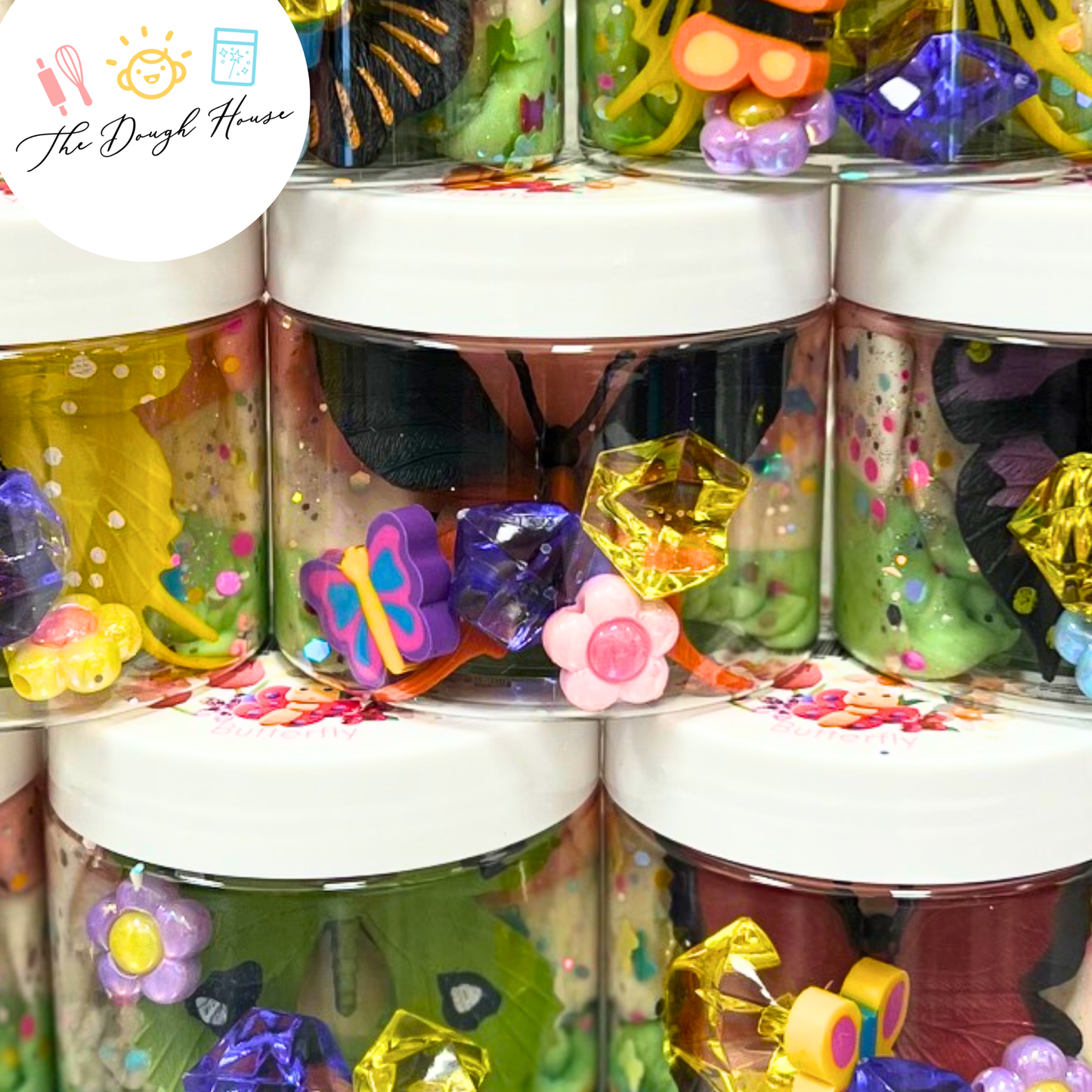 Butterfly Magical Play Dough Jar (Fun Size / 5 oz)