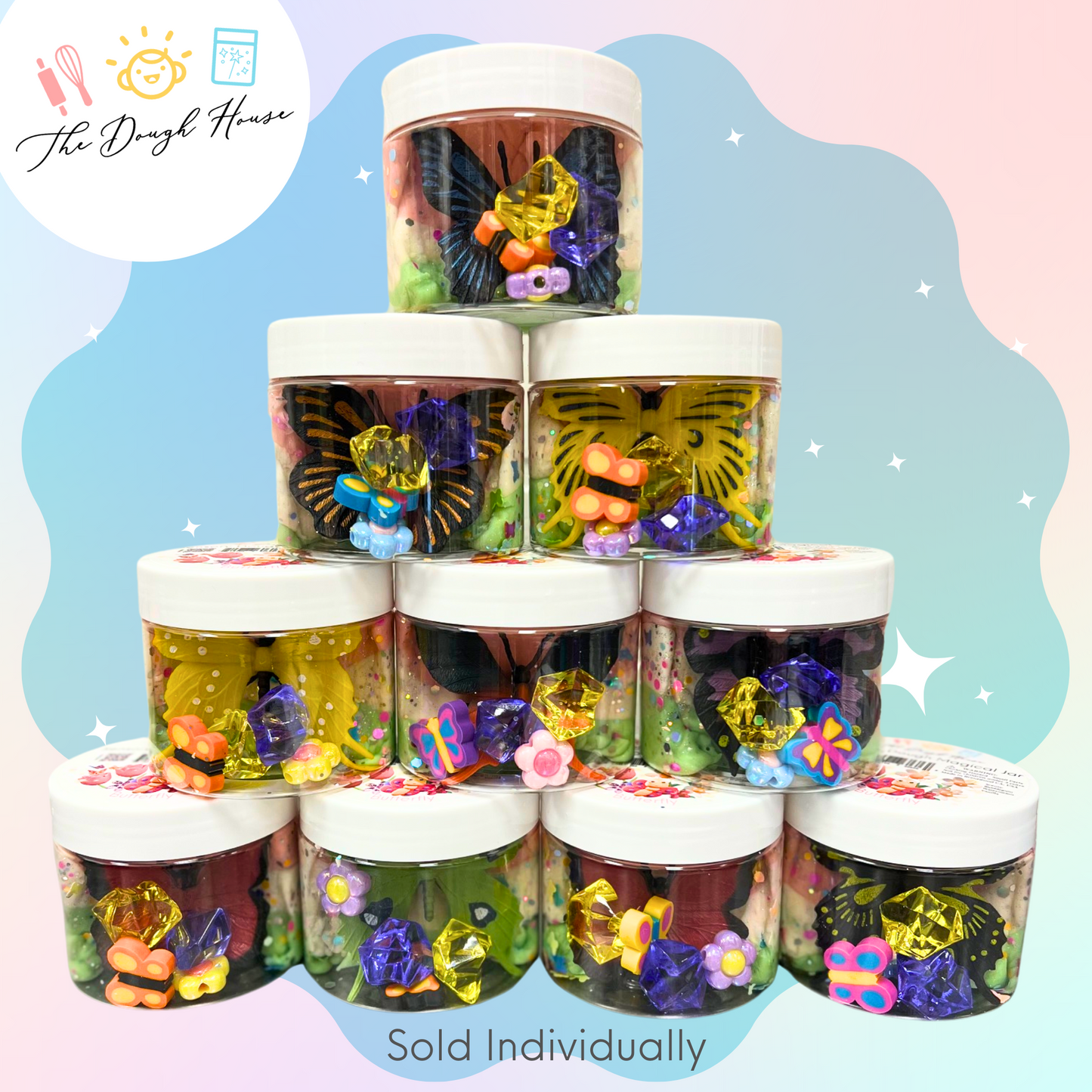 Butterfly Magical Play Dough Jar (Fun Size / 5 oz)