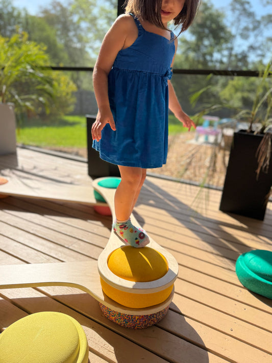 Balance Board - Stepping Stone Bridge & Play Surface for Stapelstein®