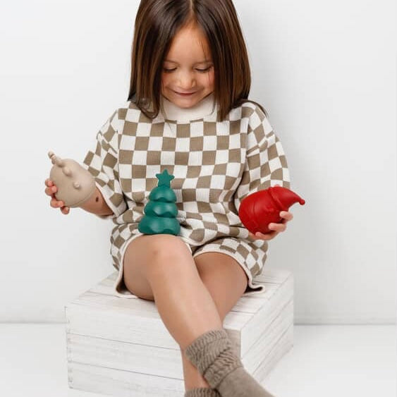 Holly Jolly Christmas Silicone Bath Toys