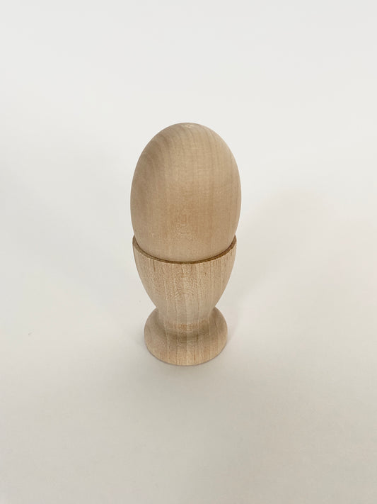Montessori Wooden Egg and Cup
