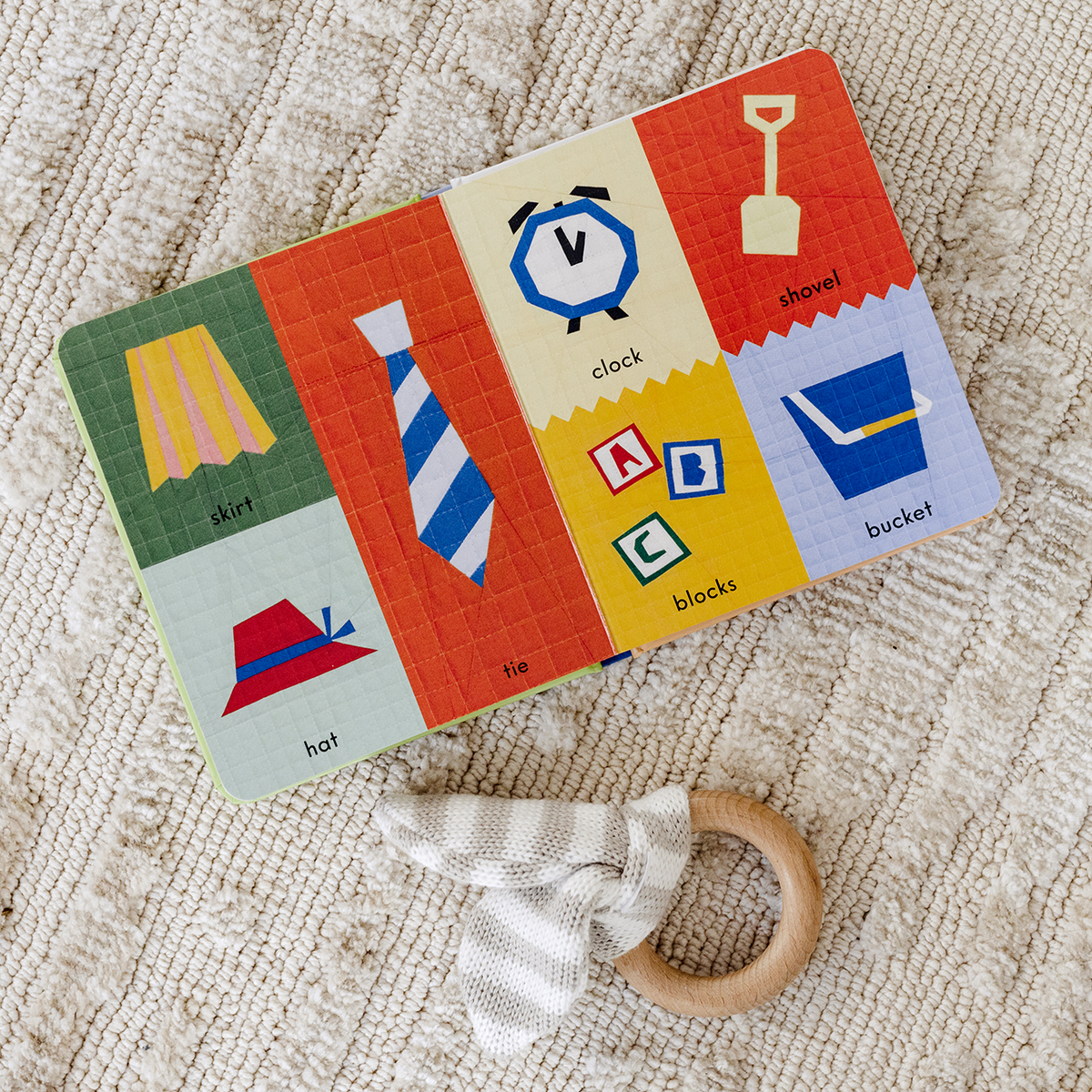 First Words with Cute Quilted Friends