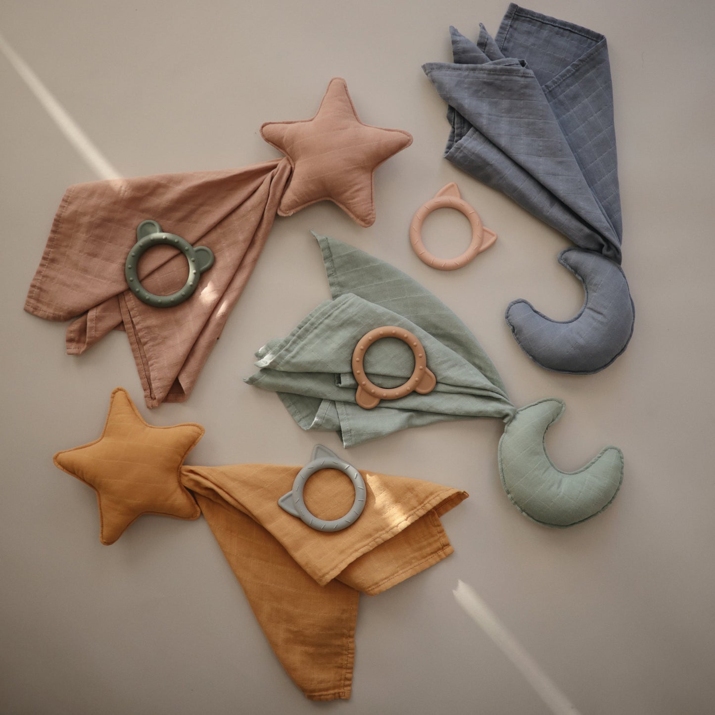 Organic Cotton Star Lovey Blanket