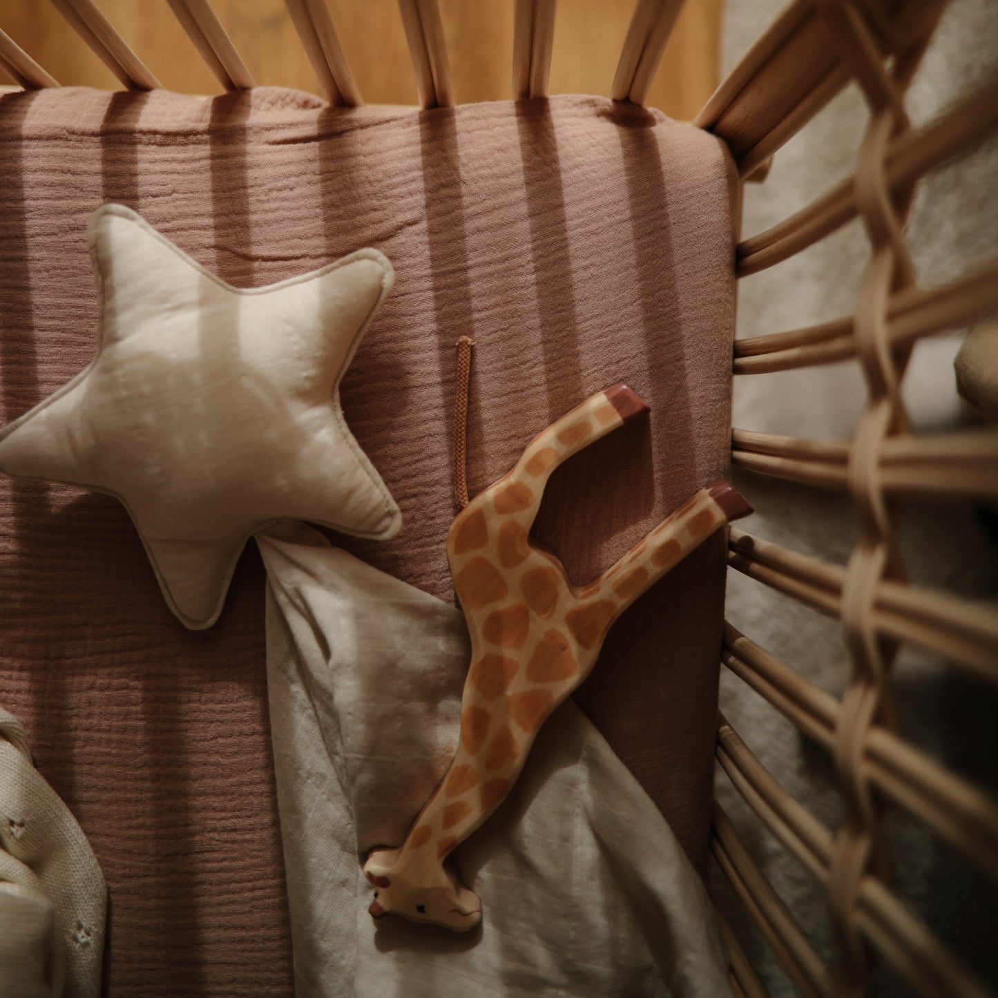 Organic Cotton Star Lovey Blanket