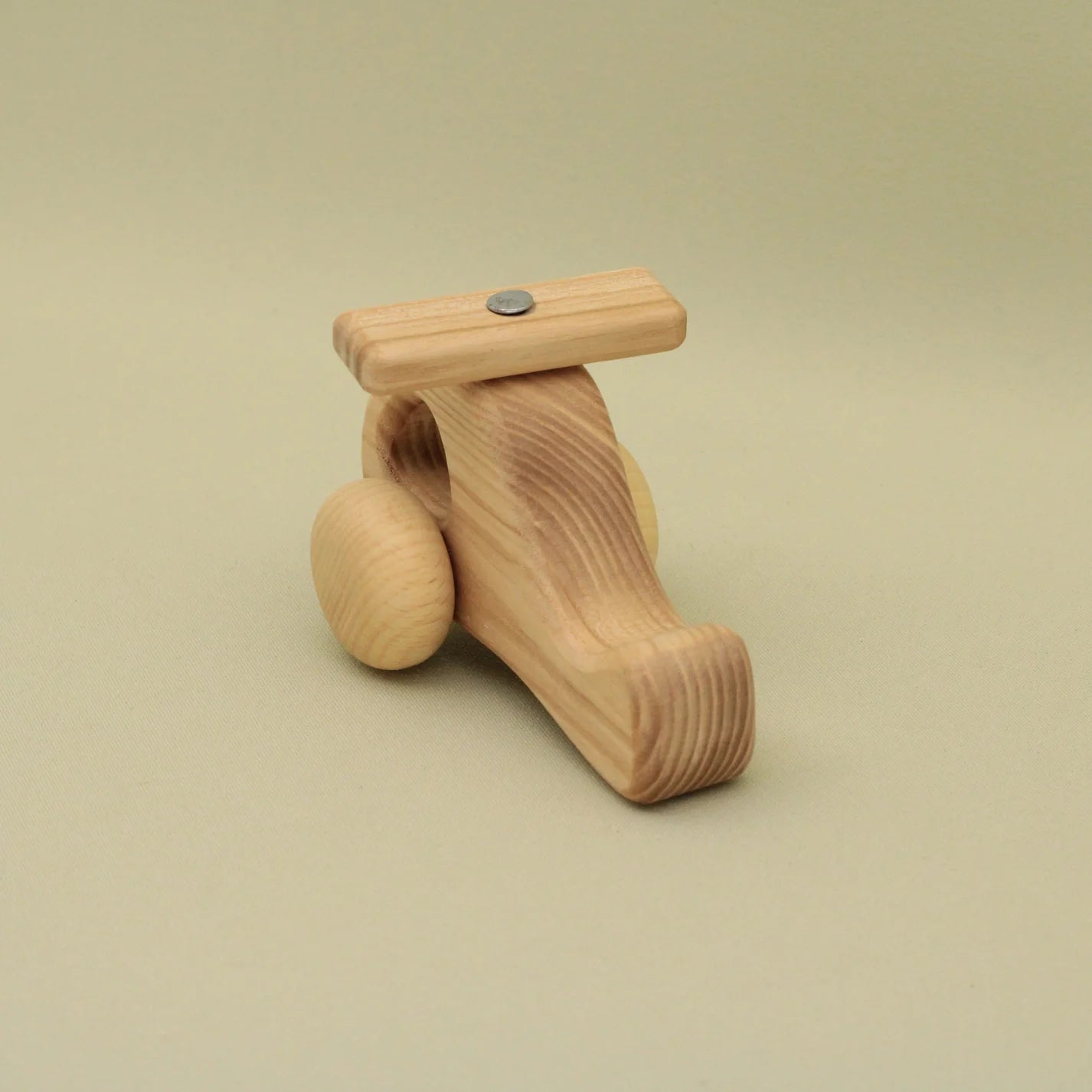 Mini Wooden Eco Friendly Natural Toy Helicopter