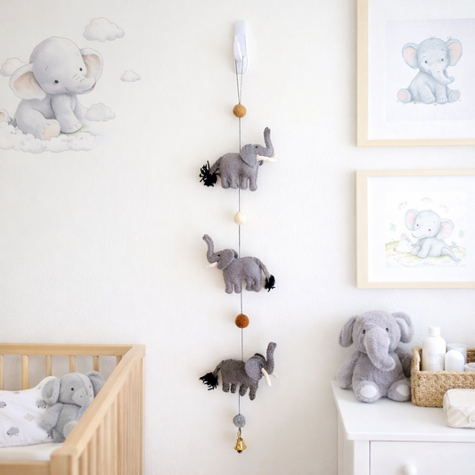 Felt Elephant Garland