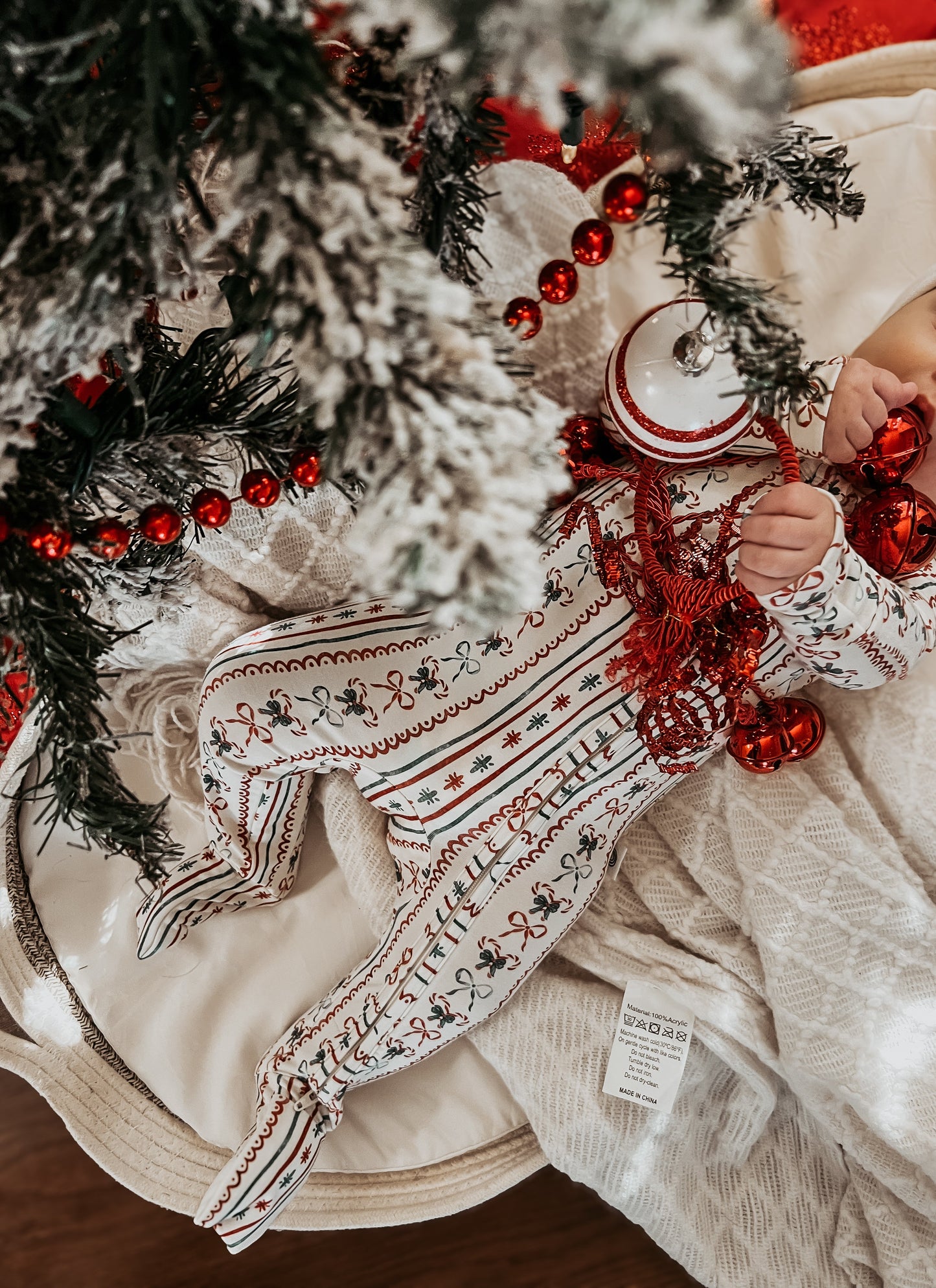 Candy Cane Lane Bamboo Christmas Pajamas - Zippy