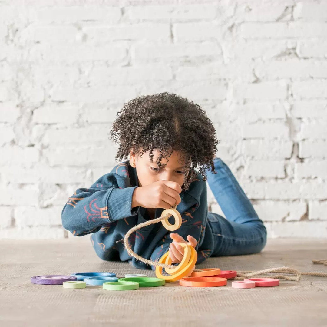 24-Piece Rainbow Nesting Rings