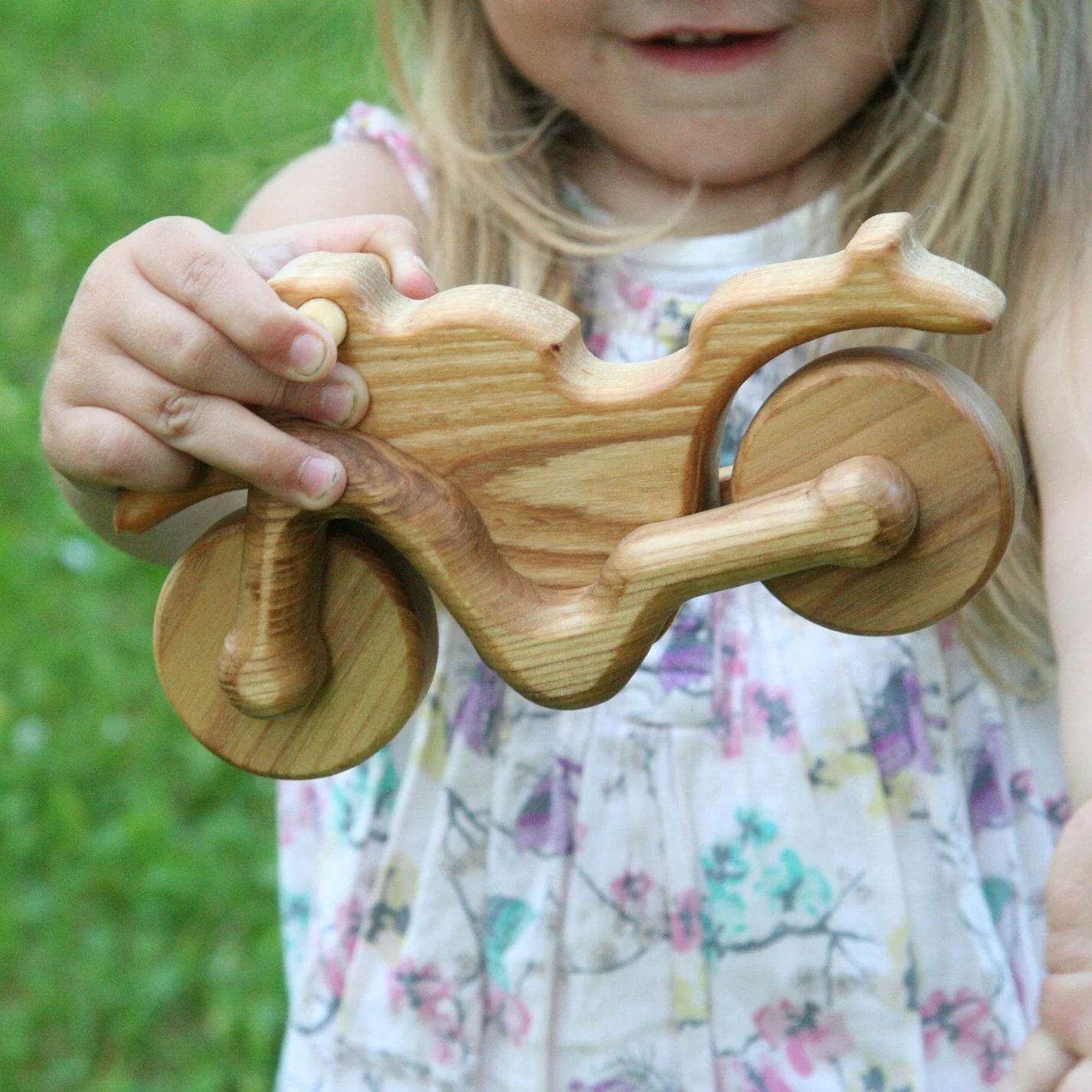 Wooden Motorcycle Motorbike Toy for Kids