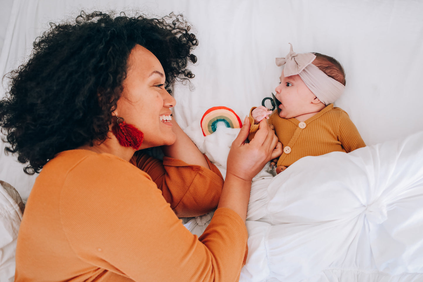 Little Rainbow Lovey Blanket
