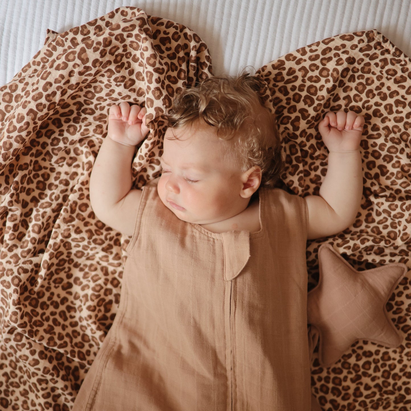 Organic Cotton Star Lovey Blanket