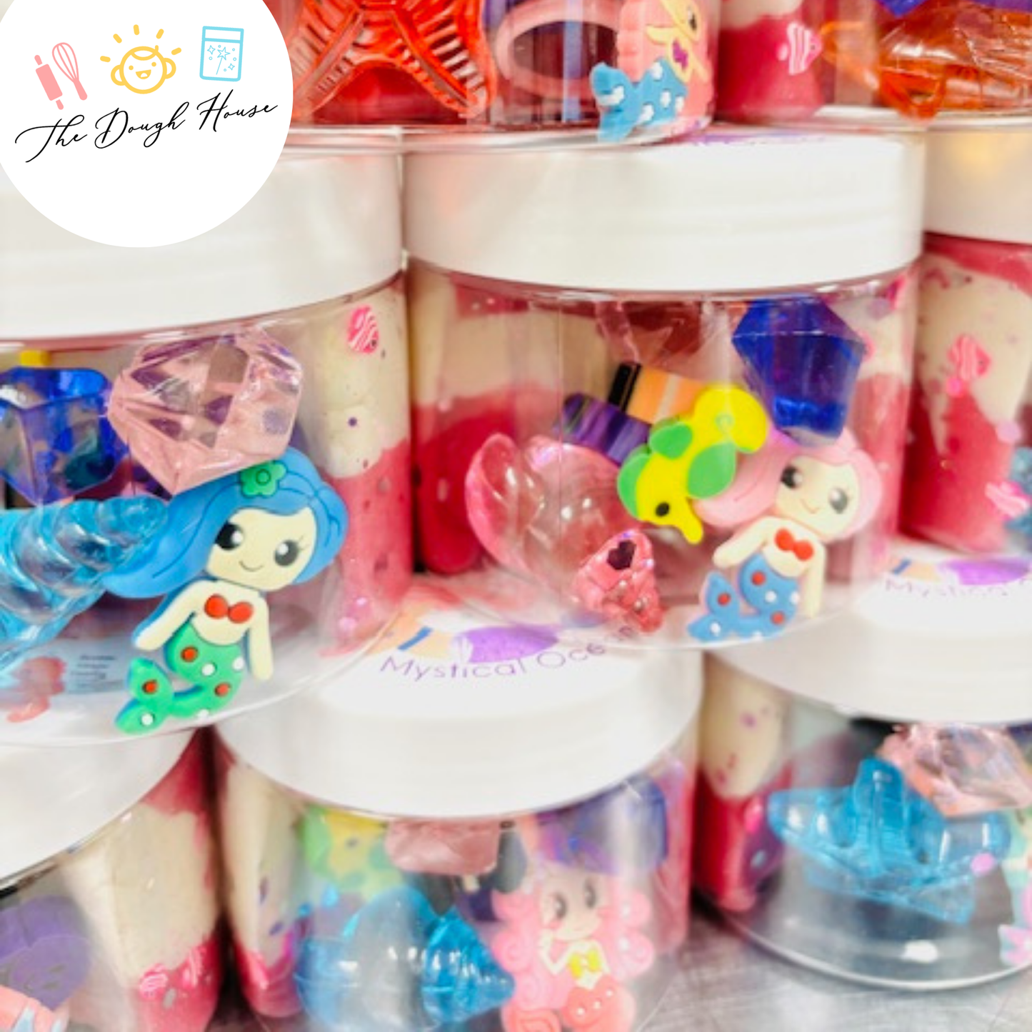 Mermaid Magical Play Dough Jar (Fun Size / 5 oz)