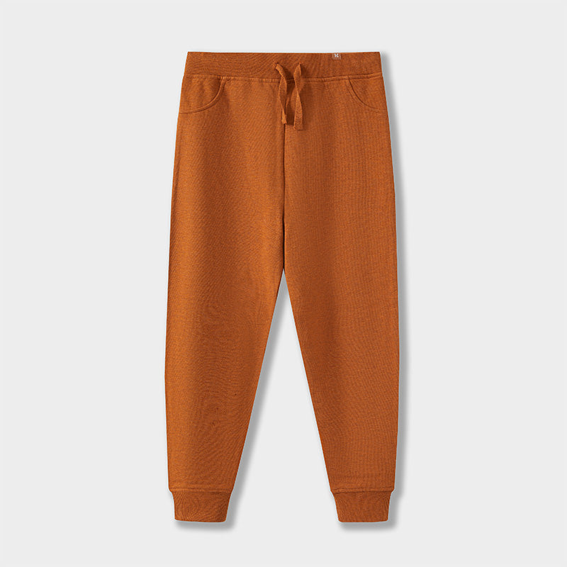 Organic Cotton Sweatpants in Terracotta