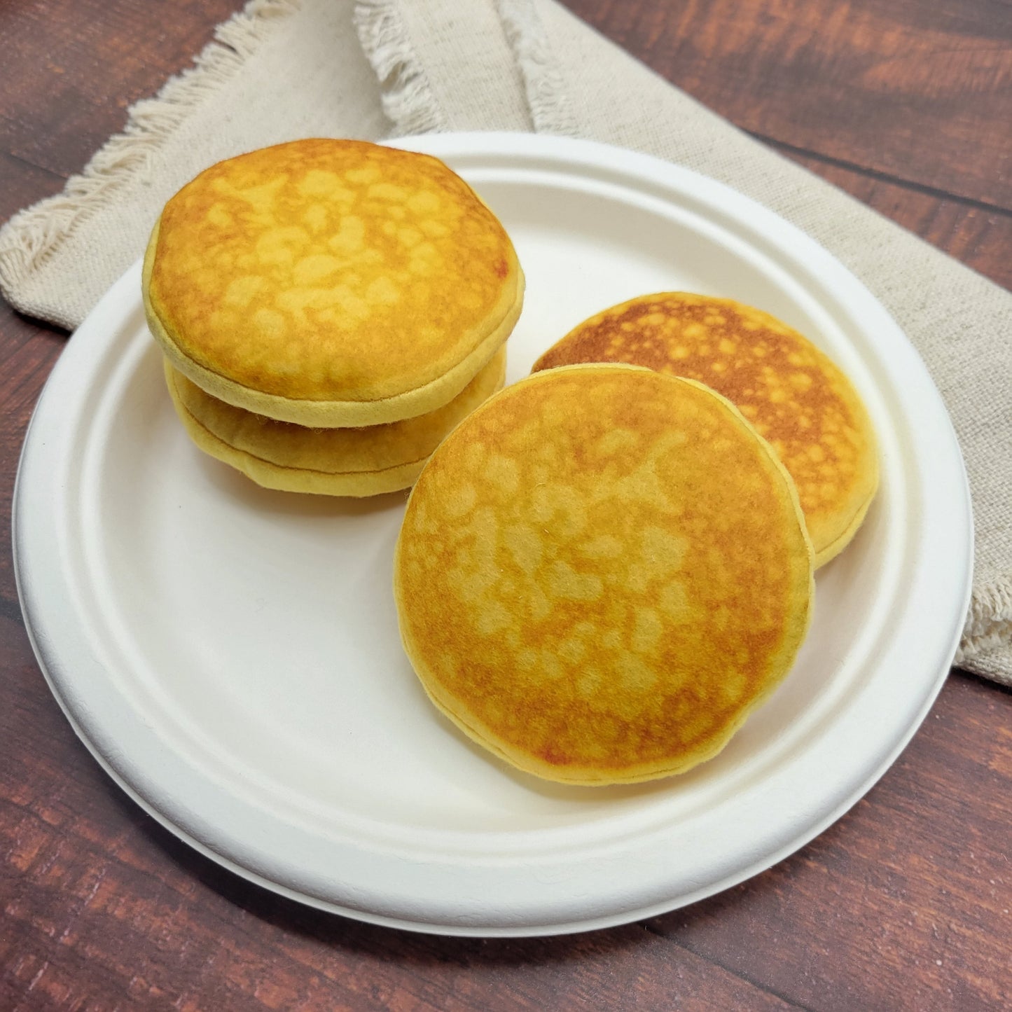 Pancake plush toy Pretend play food