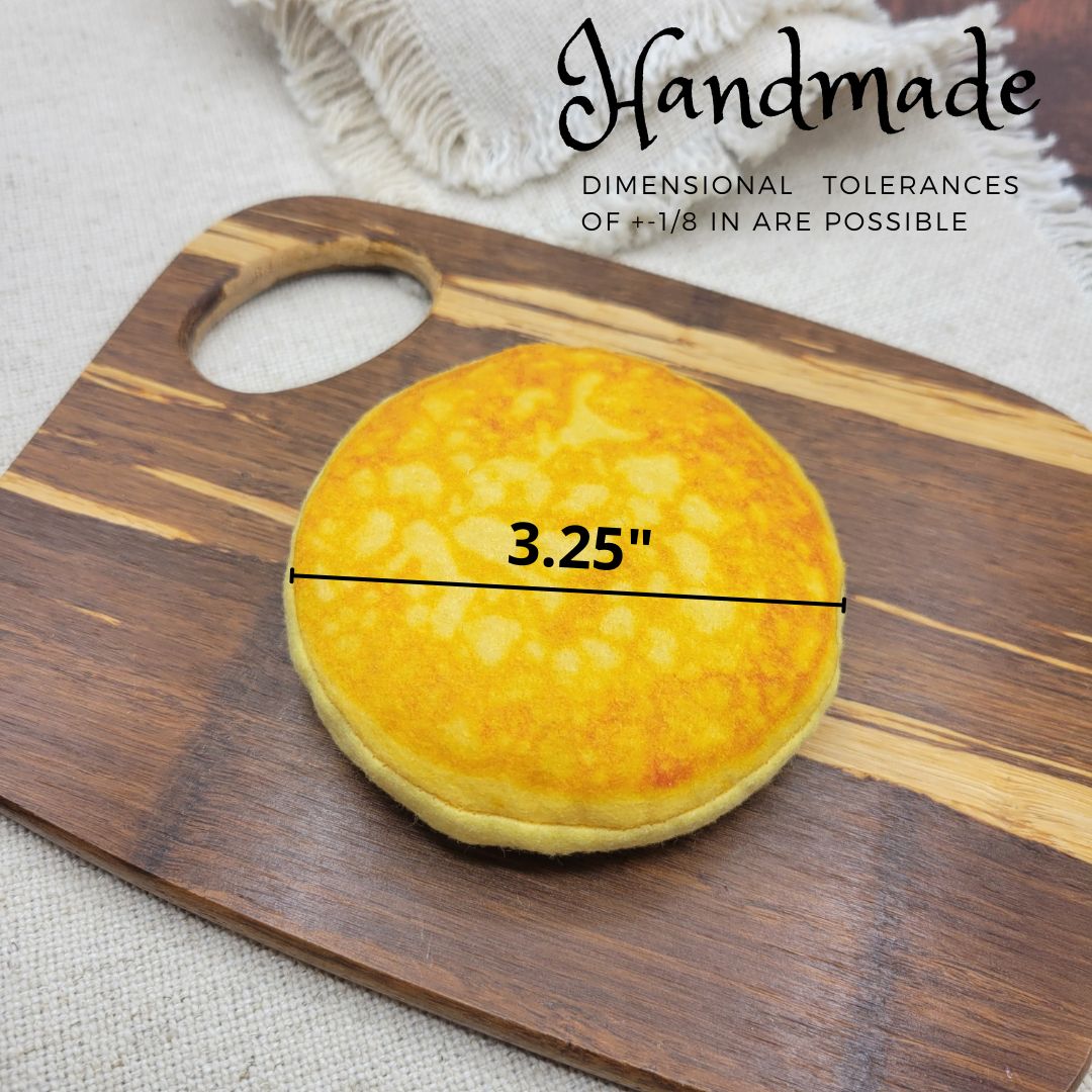Pancake plush toy Pretend play food