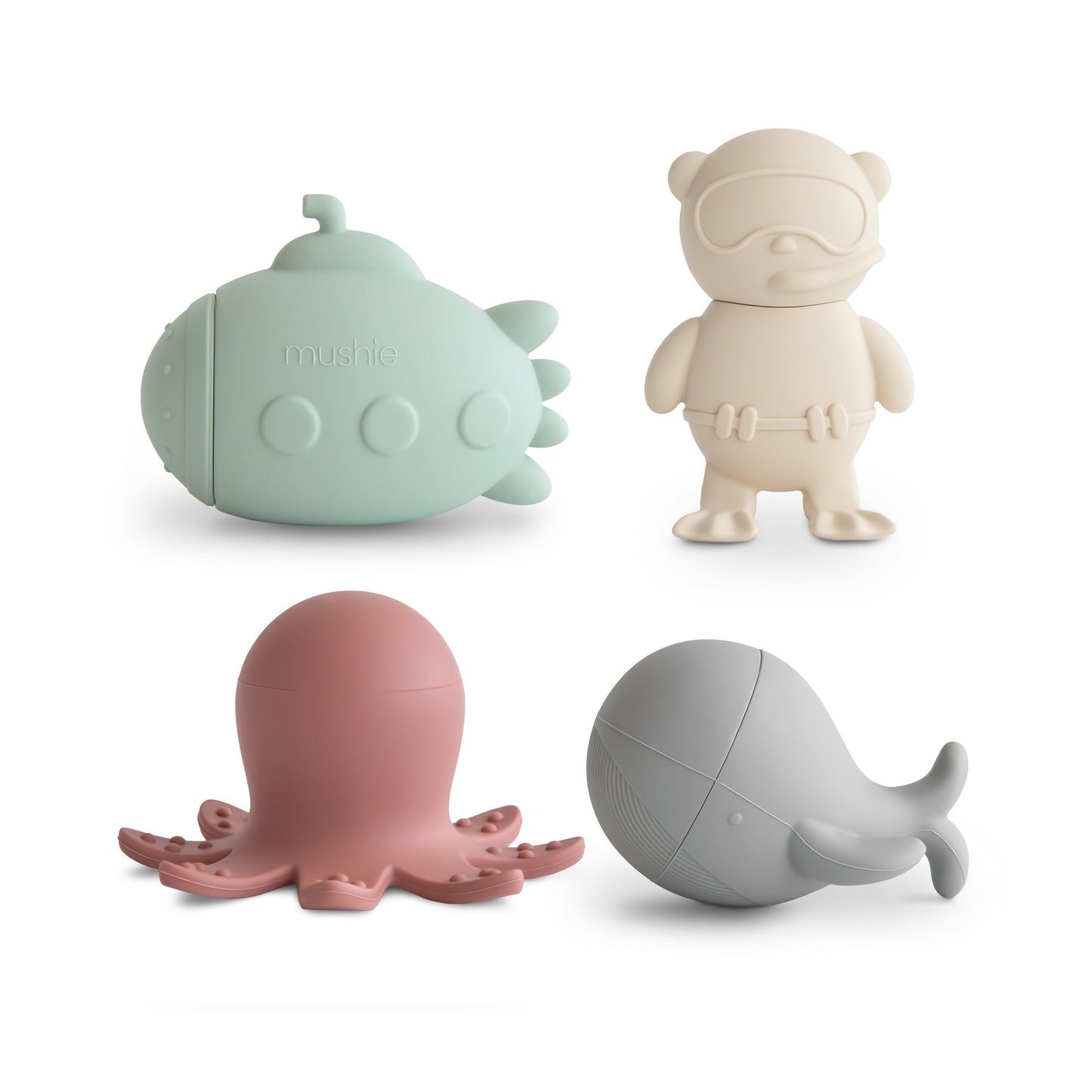 Silicone and Mold Free Bath, Beach, or Water Play Set