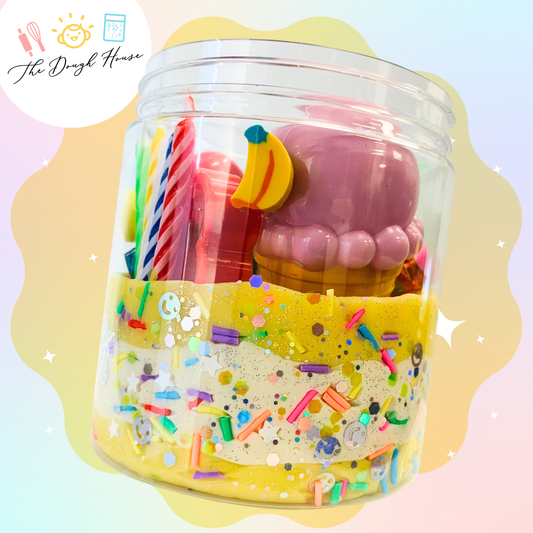 Birthday Magical Play Dough Jar (Super Size / 16 oz)