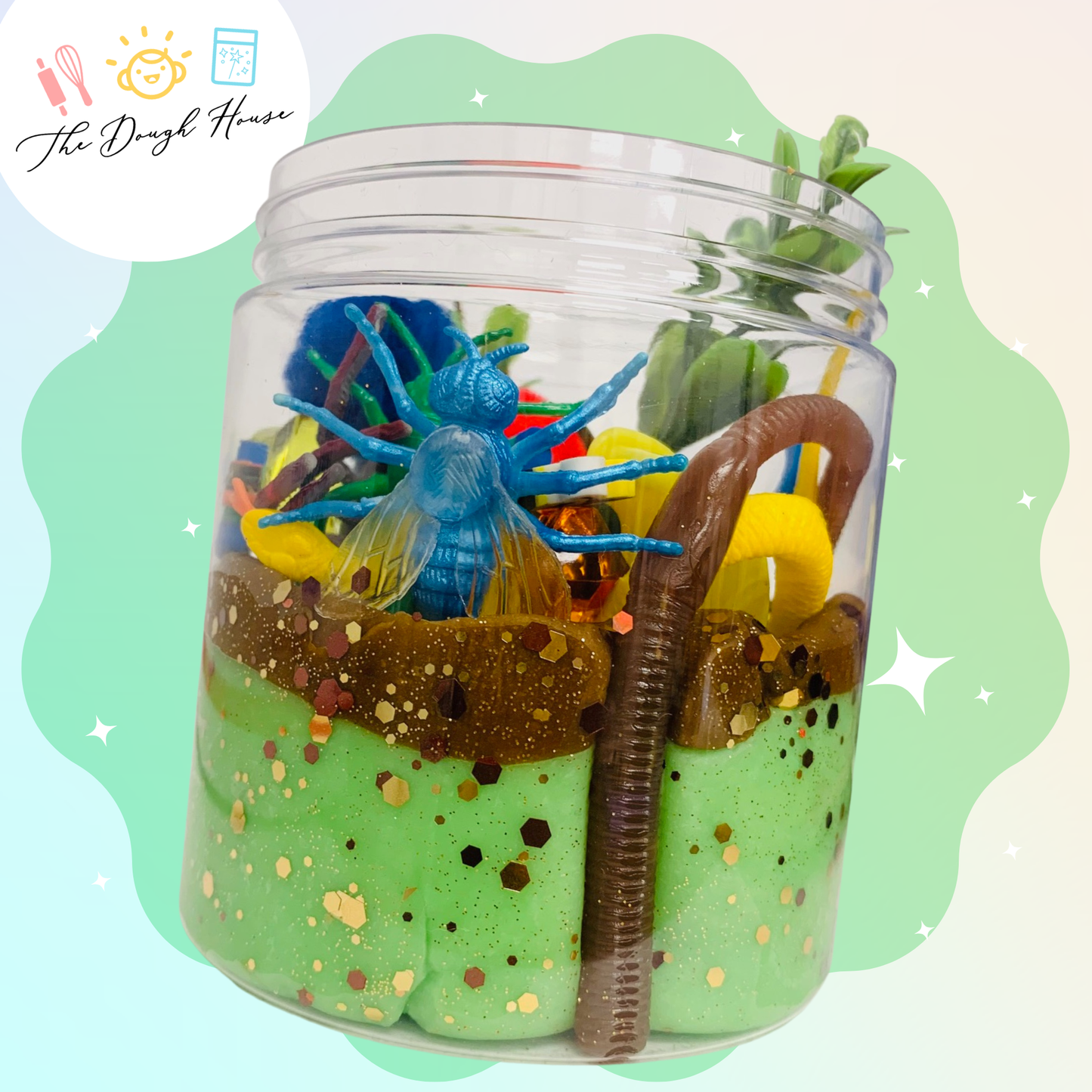 Creepy Crawlers Magical Play Dough Jar (Super Size / 16 oz)