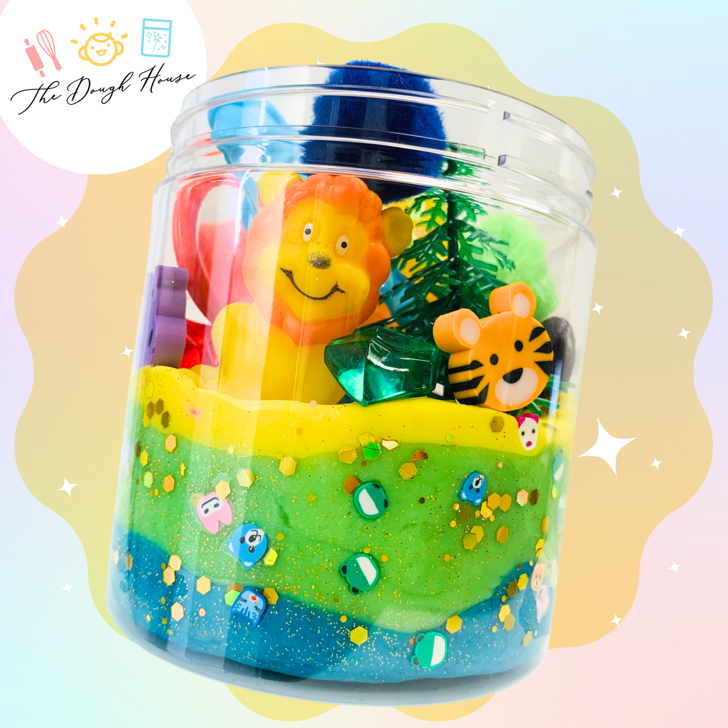 Zoo Magical Play Dough Jar (Super Size / 16 oz)