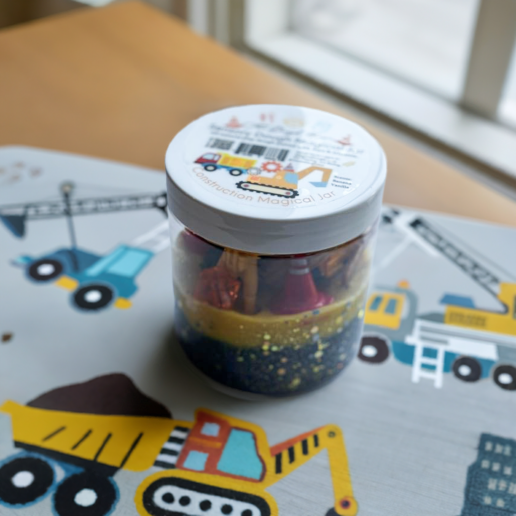 Construction Magical Play Dough Jar (Super Size / 16 oz)