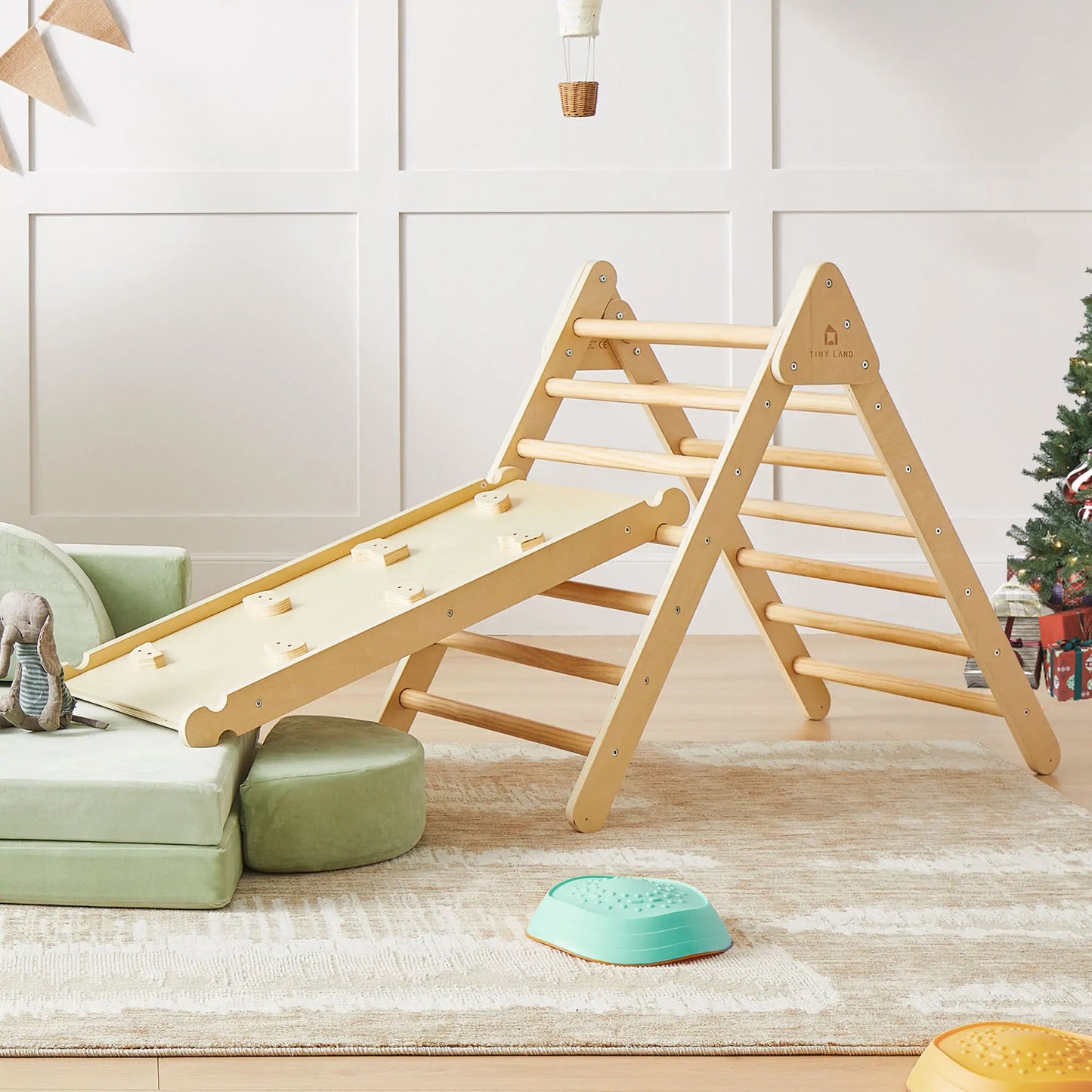 Pikler Triangle Montessori Climbing Set