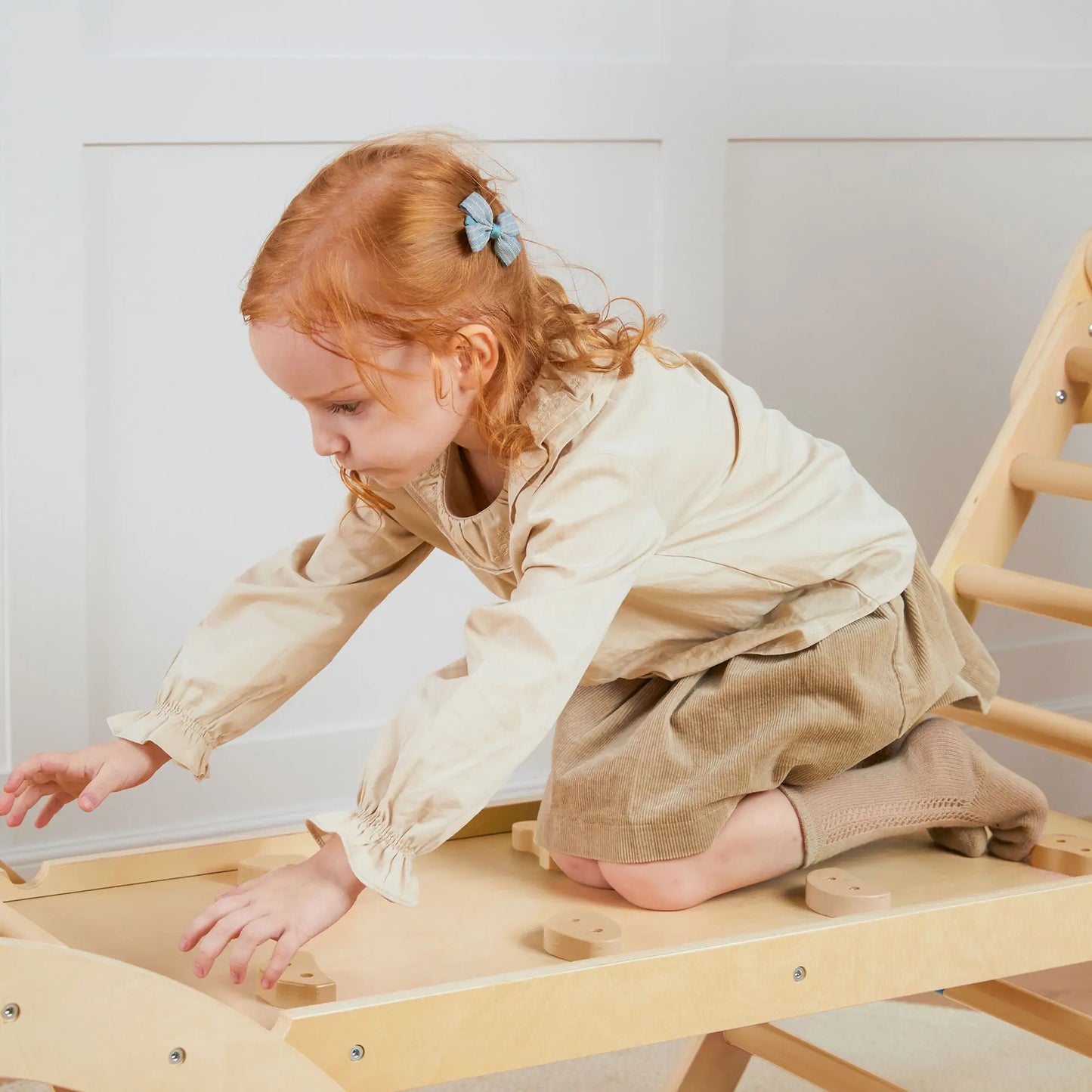 Pikler Triangle Montessori Climbing Set